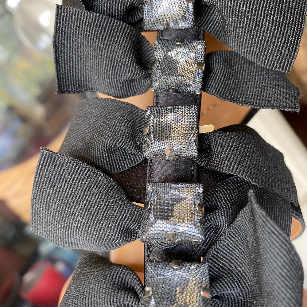 BCBG Max Azria rhinestones and leather - Picture 2 of 9